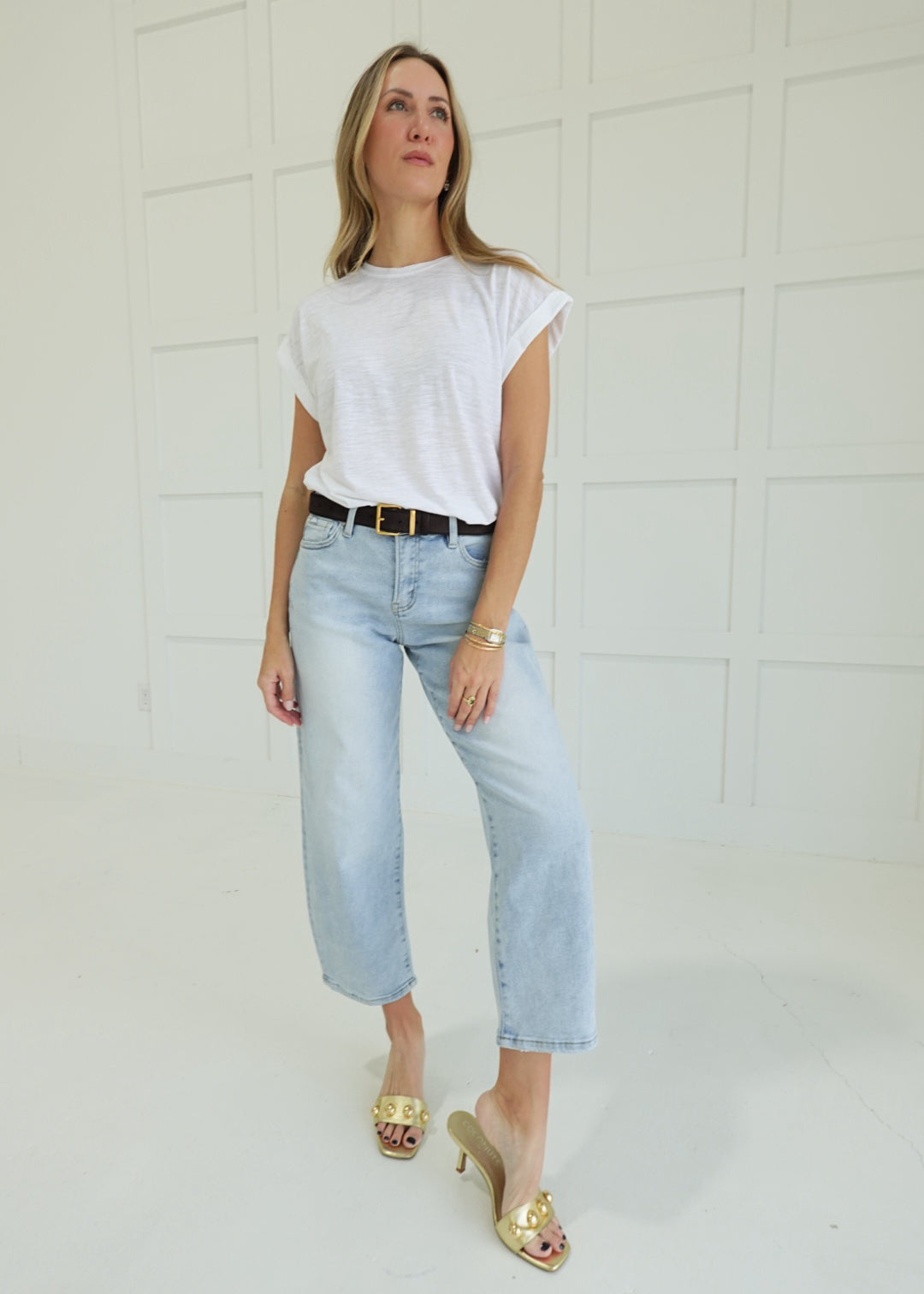 On The Surface Slub Tee - White