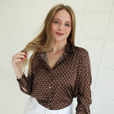 Dottley Blouse - Brown