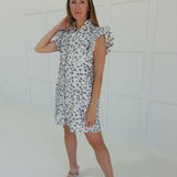 Crowd Standout Dress - Navy