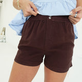 Borrower Tencel Shorts - Choco