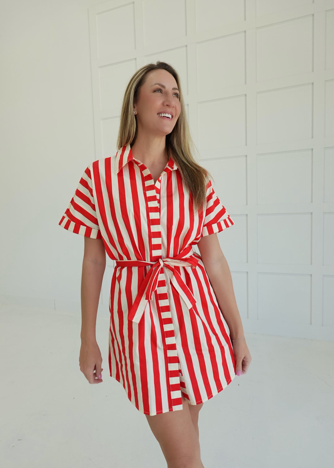 Jacks Mini Dress - Red