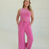 Homebody Lounge Set - Fuchsia