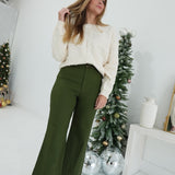 Jonah Cropped Pant - Green