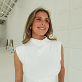 Celine Mock Top - Ivory