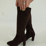 Show Out Knee High Boots - Brown