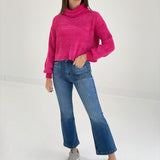 Crystal Clear Sweater - Hot Pink