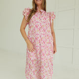 May Flowers Midi Dress
