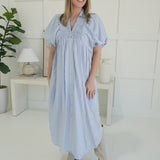 Darcy Midi Dress - Baby Blue