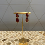 Marbled Drop Earrings