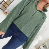Dyers Half-Zip Sweater - Dk Green