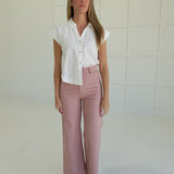 Spring Stunner Pants - Pink