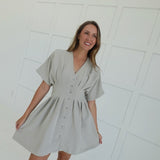 Rylee Mini Dress - Biege