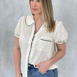 Stella Spring Blouse - White