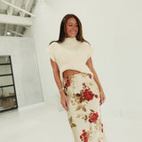 Adeline Satin Skirt