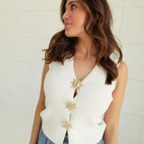 Sunbeam Sweater Top - Ivory
