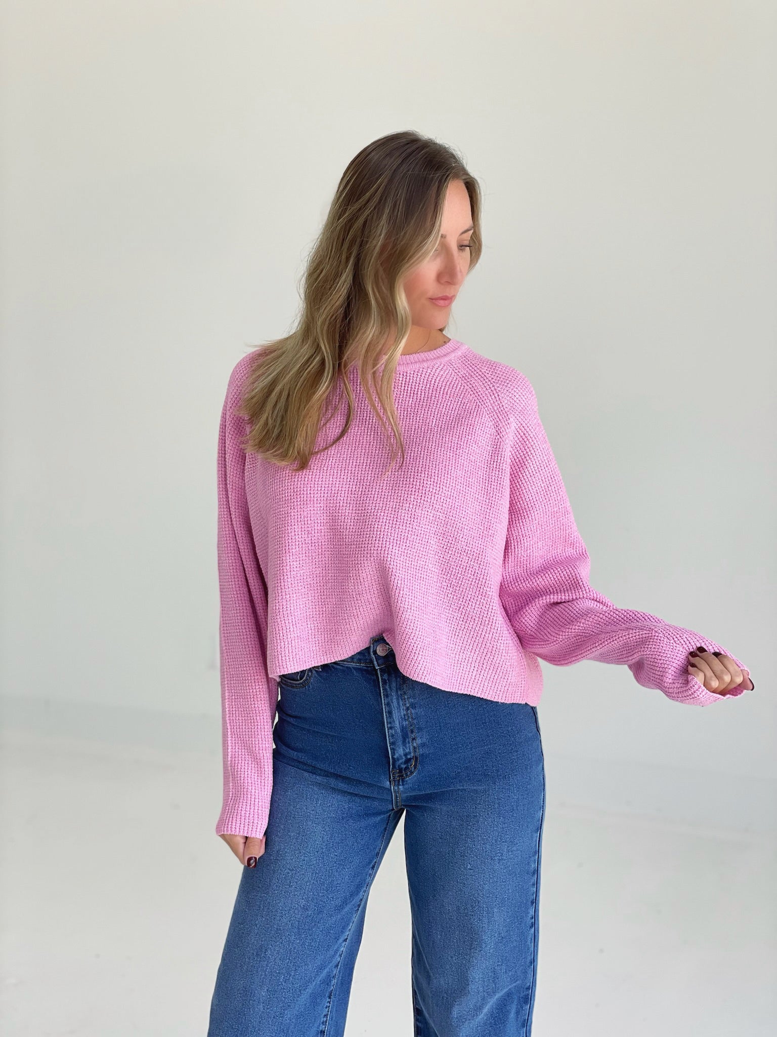 Fannar Sweater - Rose Pink