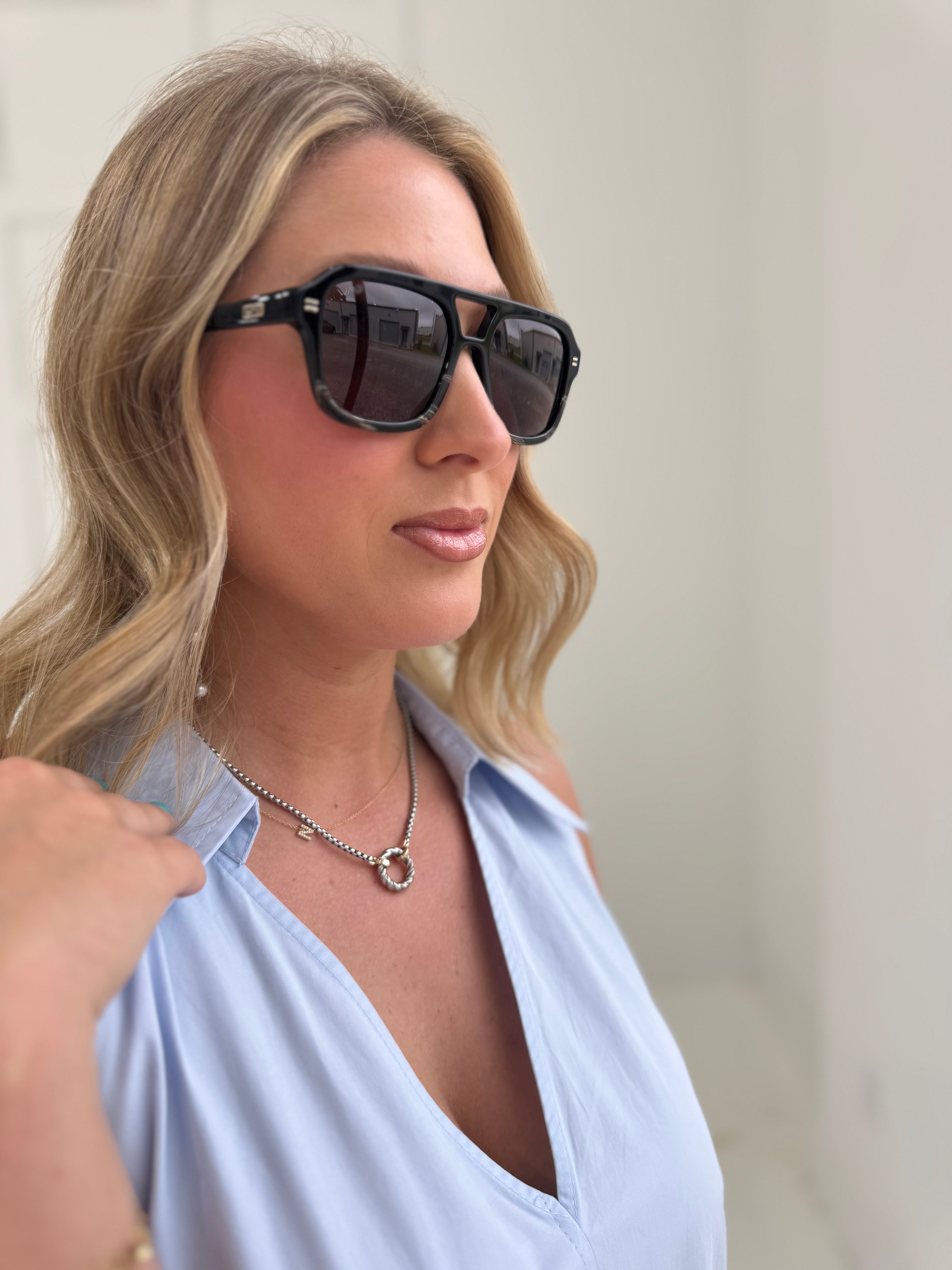 Sydney - Black Mineral/Brown Lens