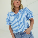 Cherrie Top - Blue