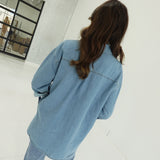 Western Chic Denim Top