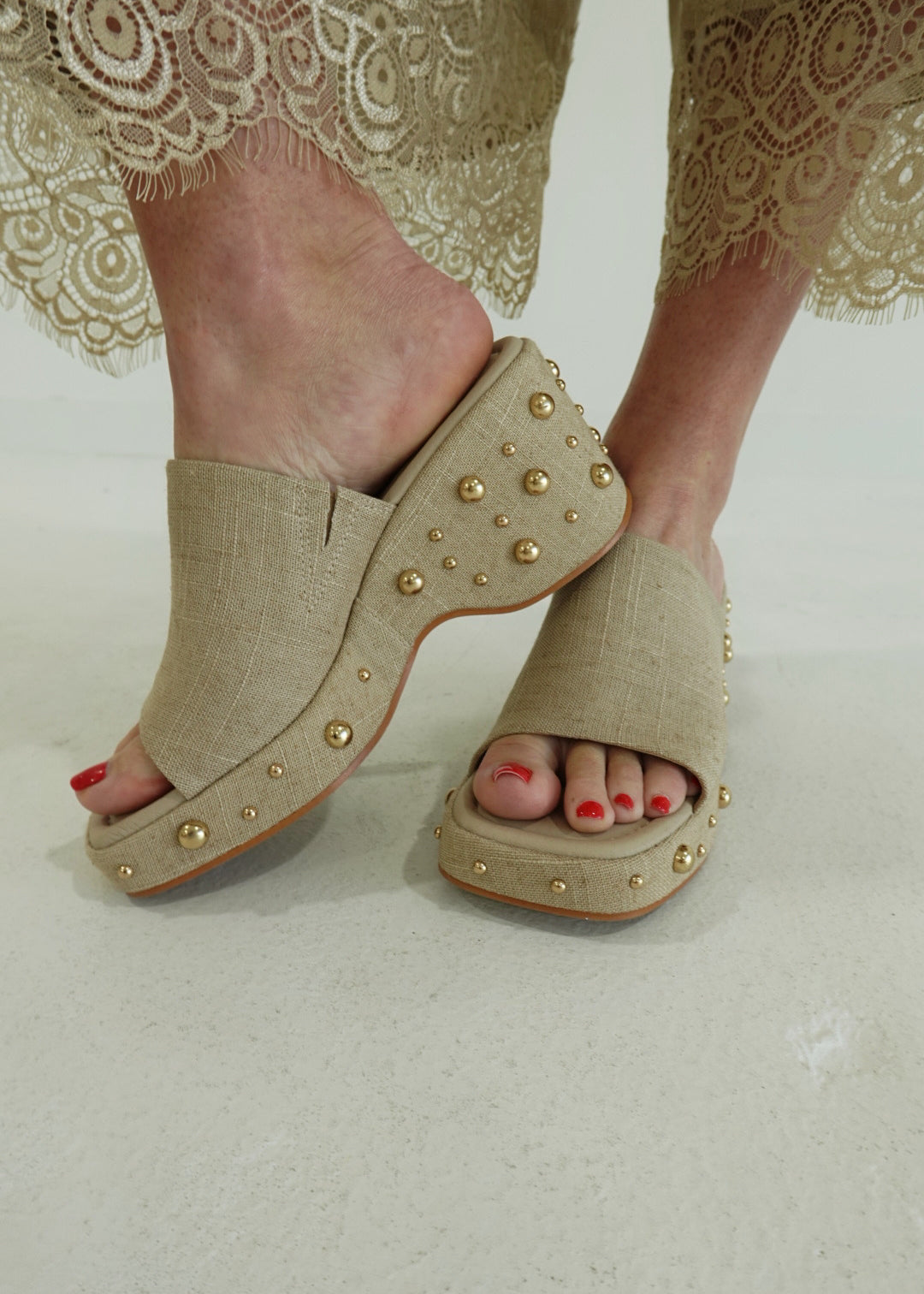 Solena Studded Platforms - Miim