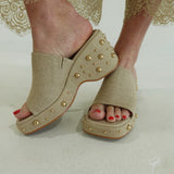 Solena Studded Platforms - Miim