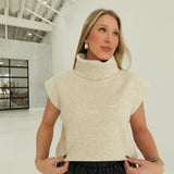 Casper Sweater Top - Oatmeal