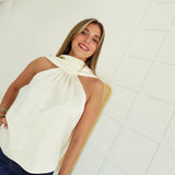 Envy of Elegancy Top - Champagne
