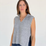 Upper Hand Sweater Top - Grey