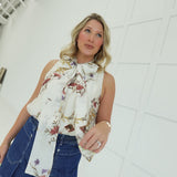 Whimsical Tie Blouse