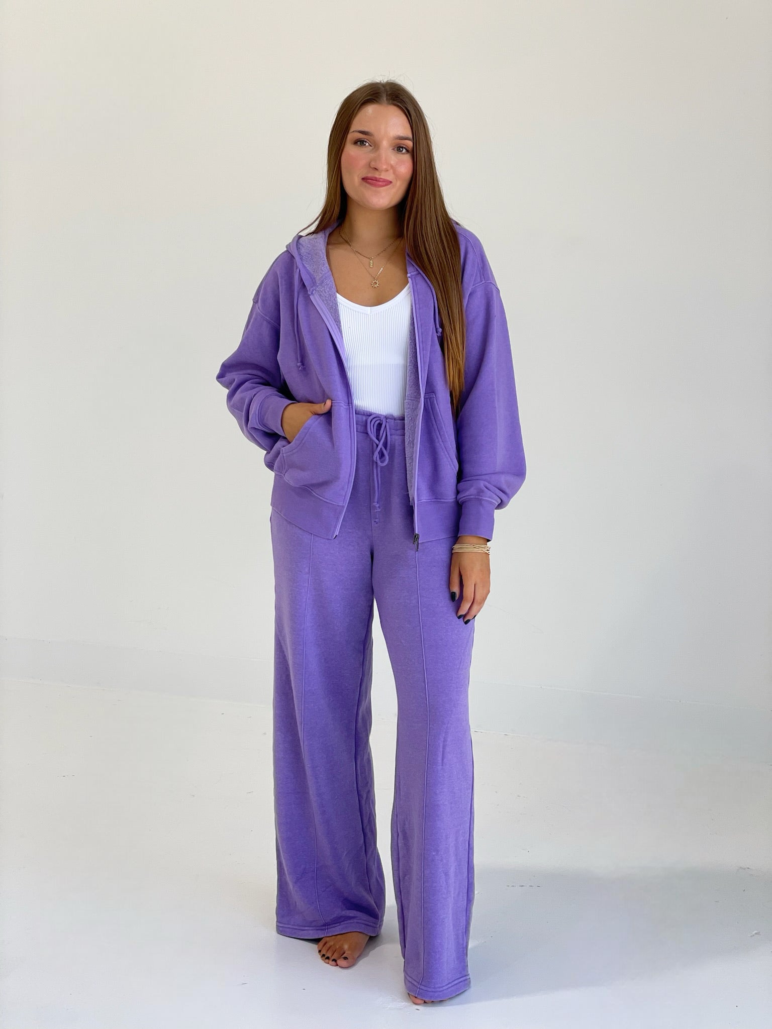 Tranquil Oversized Jacket - Lavender