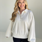 Call It A Night Pullover - Cream