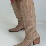 Maverick Western Boot - Beige