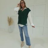 Stand My Ground Sweater - Dk Green