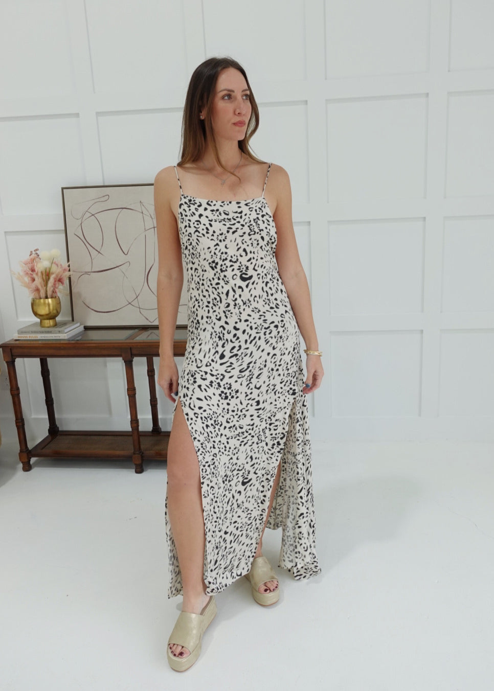 Lizzie Printed Maxi Dress