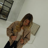 Hamlet Houndstooth Bomber Jacket