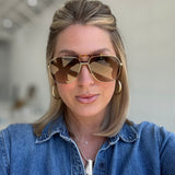 Logan Sunglasses - Gold/Fade Green - Freyrs