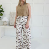 Nance Leopard Print Pants