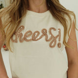 Cheers! Embellished Tee