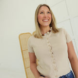 Swing of Things Cardi Top - Ivory