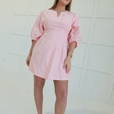 Audrina Mini Dress - Pink