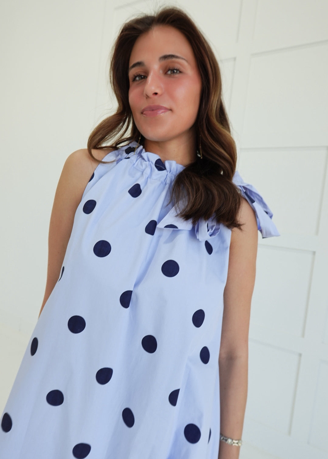Prim + Proper Midi Dress - Blue