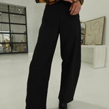 Full Time Trouser Pants - Black