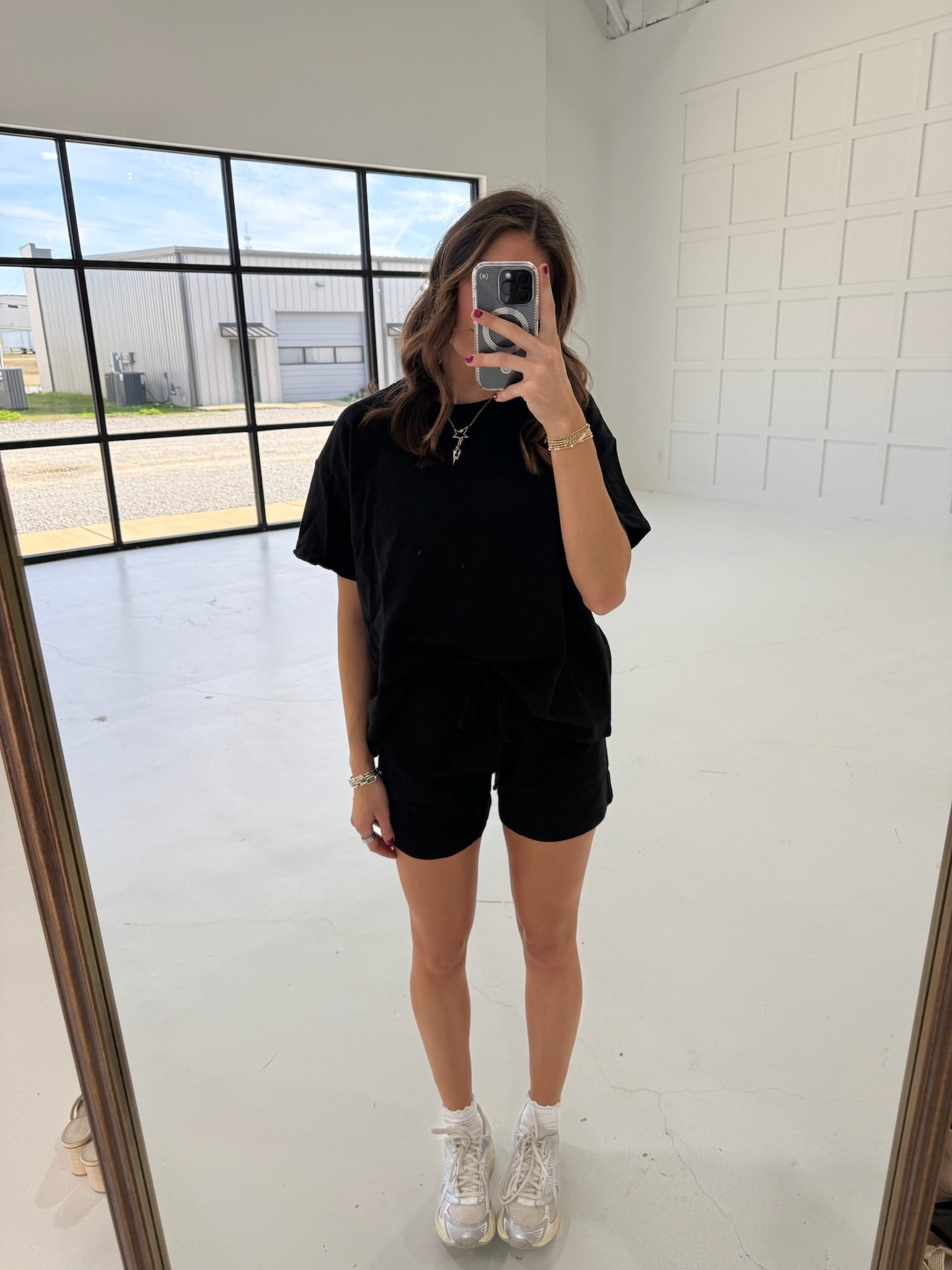 In the Sun Shorts Set - Black