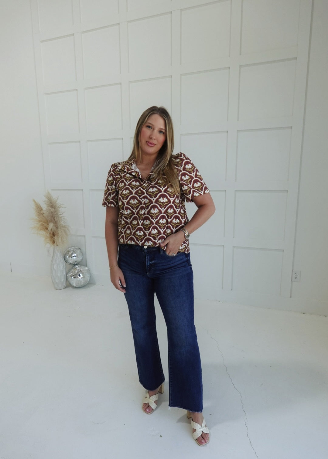 Little Gems Top - Brown