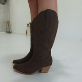 Listler Western Boot - Brown