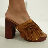 Bella Fringe Heel