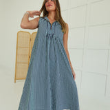 Geneva Maxi Dress - Navy