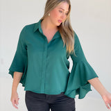 Monica Blouse - H Green