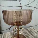 Metal Chain Drop Earrings