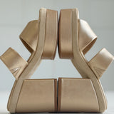 Graham Platform Heel - Gold - Matisse